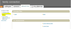 Counselor LOR Survey Demo Interface with Highlighted Option