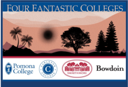 Four Fantastic Colleges trees in background